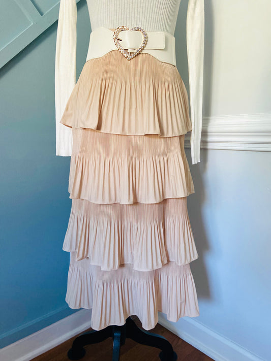 The Sophia Skirt-Nude