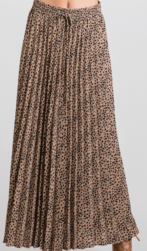 Leopard Maxi Skirt