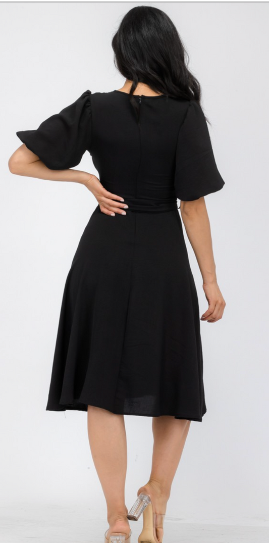 Take Me Out Dress-Black