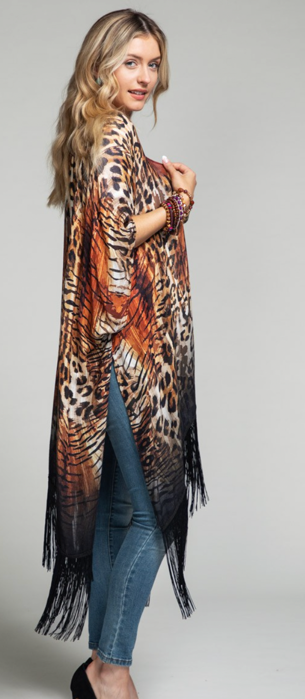 Leopard Kimono