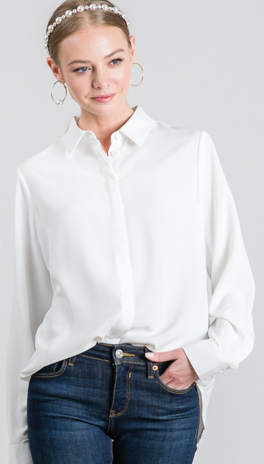 Ivory Button Shirt