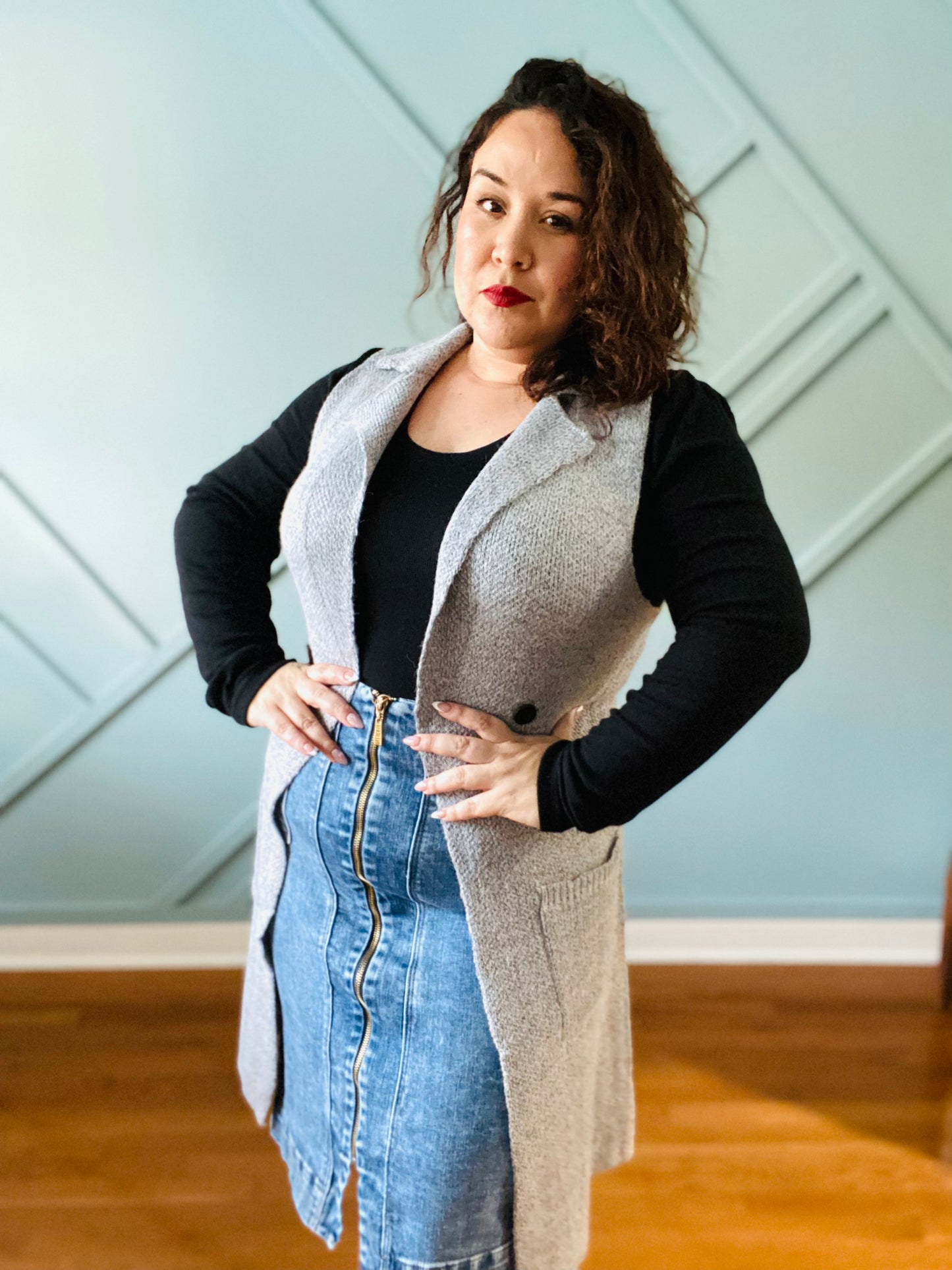 The Jocelyn Cardigan-Gray