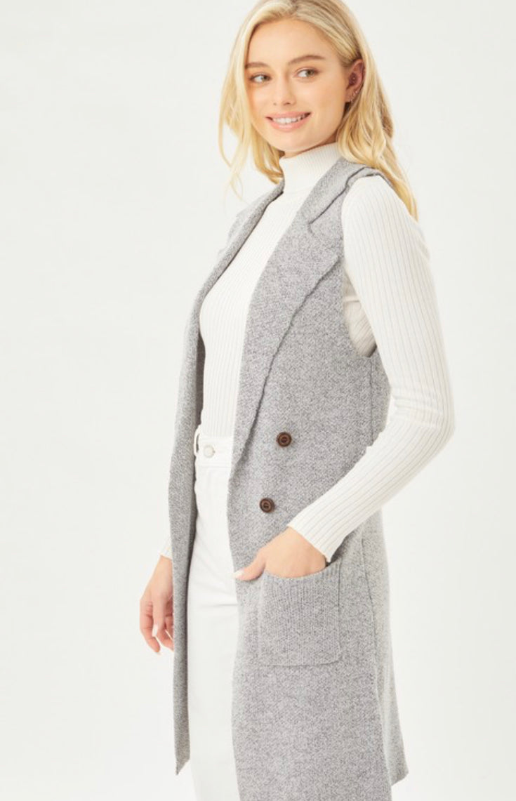 The Jocelyn Cardigan-Gray