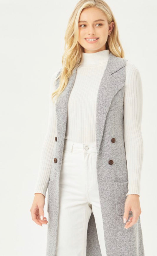 The Jocelyn Cardigan-Gray